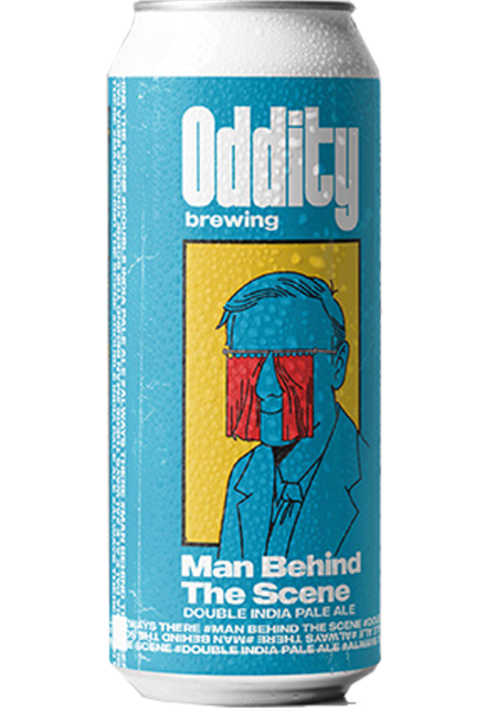Oddity- Man Behind the Scene Double IPA 8% ABV 440ml Can