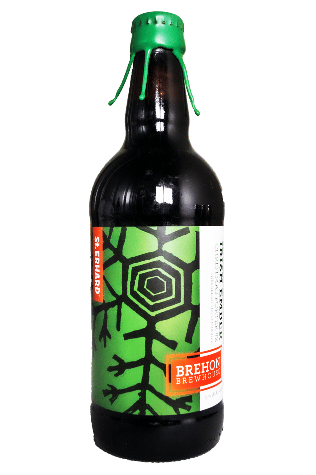 Brehon Brewhouse X St Erhard - Irish Ember Christmas Porter 7.7% ABV 500ml Bottle