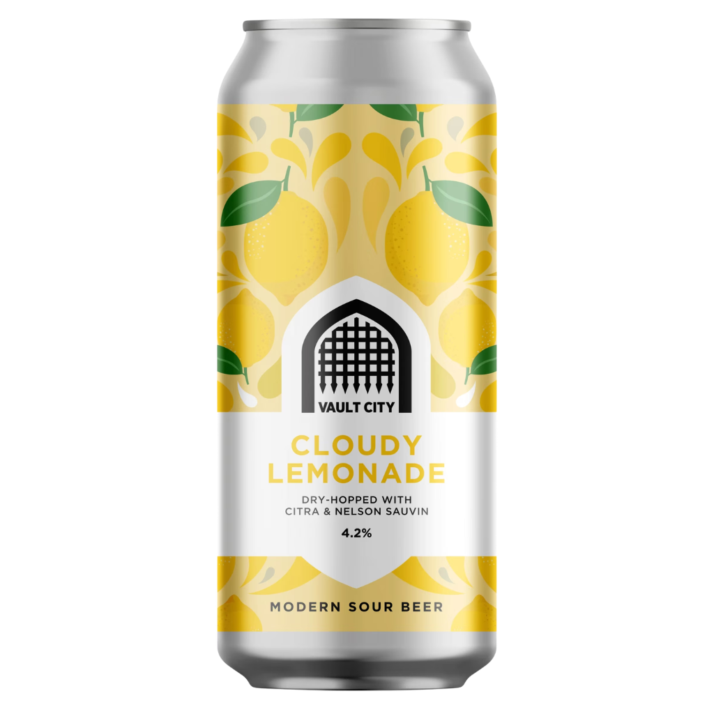Vault City Brewing- Cloudy Lemonade Sour 4.2% ABV 330ml Can