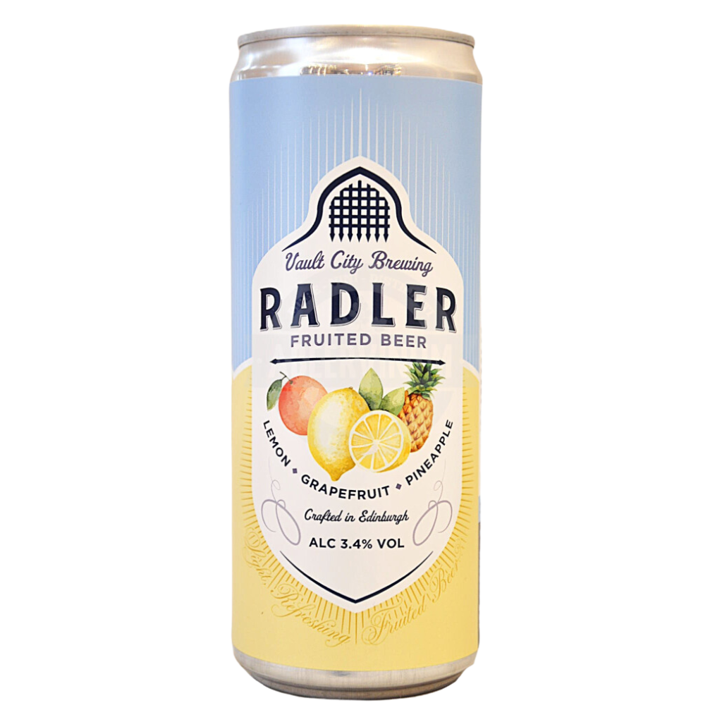 Vault City Brewing - Radler Fruited Beer 3.4% ABV 330ml