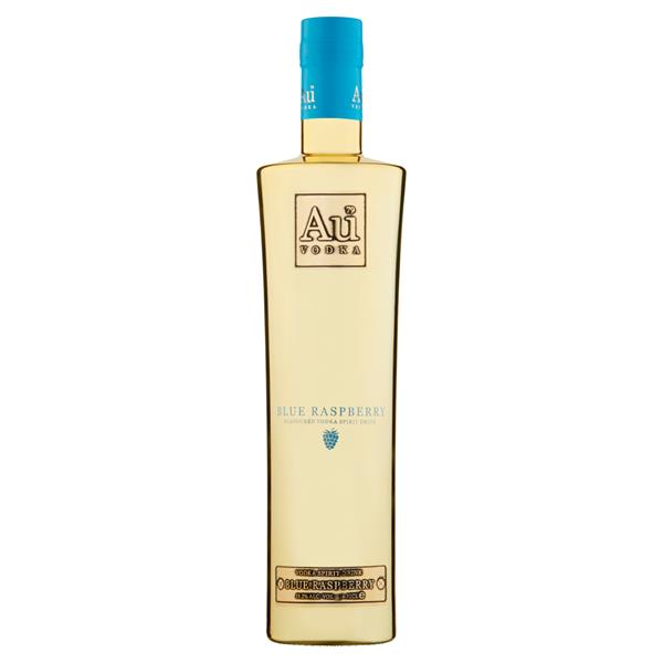 AU Vodka - Blue Raspberry 700ml, 35.2% ABV