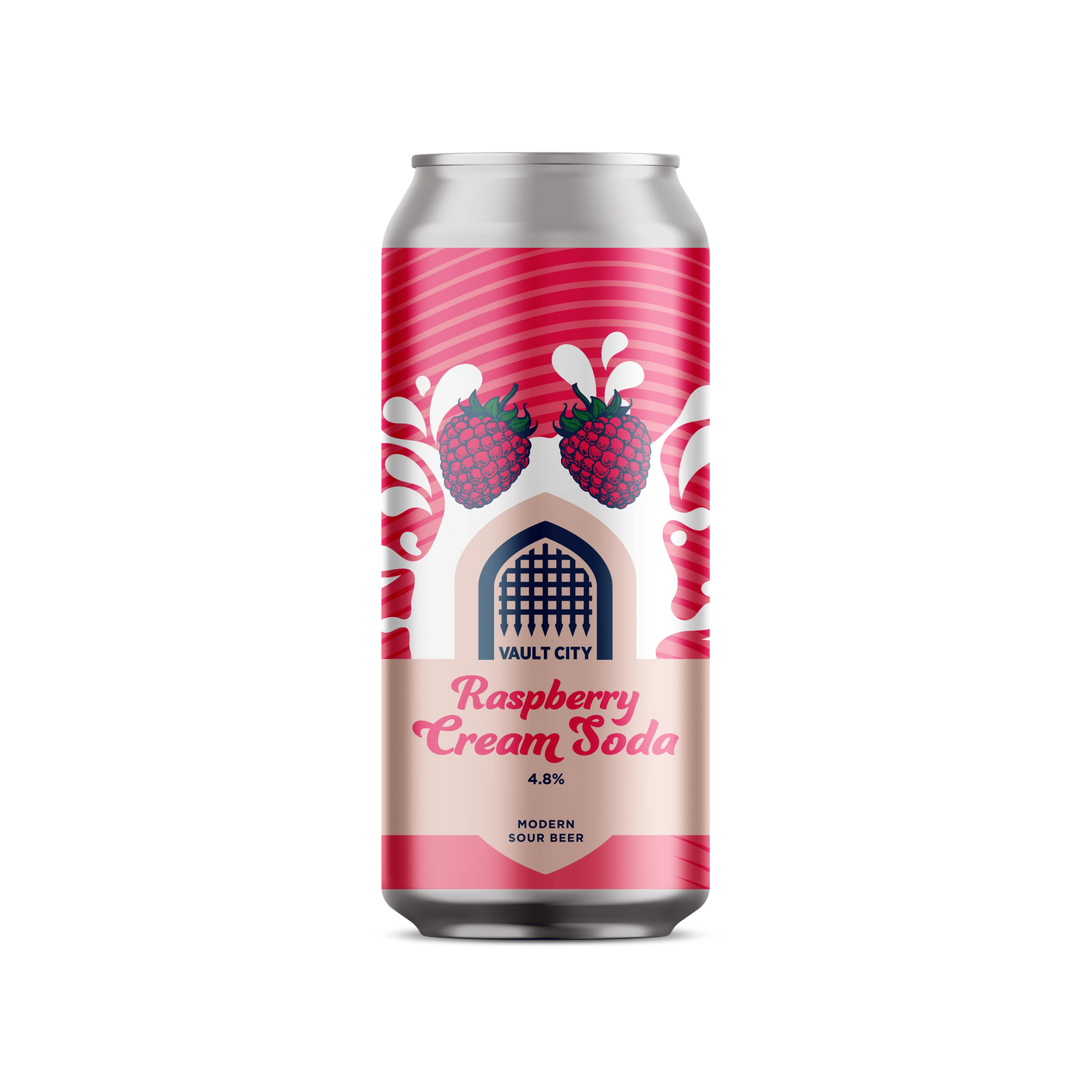 Vault City Brewing- Raspberry Cream Soda 4.8% ABV 440ml Can
