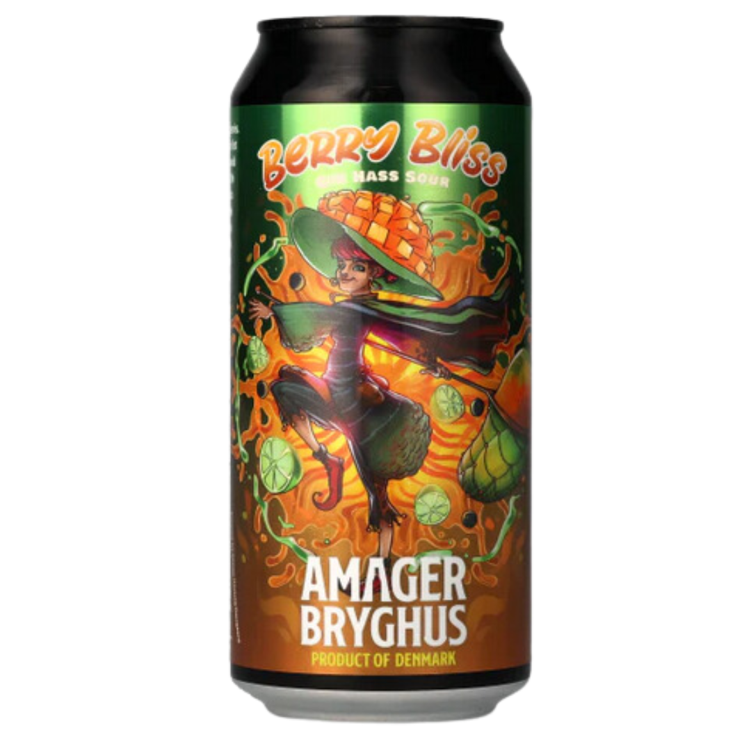 Amager Bryghus- Berry Bliss Peach Melba Sour 4.5% ABV 440ml Can