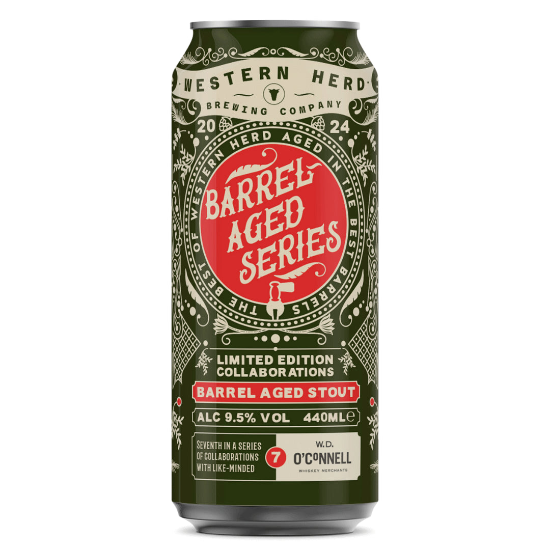 Western Herd X WD O’Connell-Barrel Aged Series No. 7 Imperial Stout 9.5% ABV 440ml Can