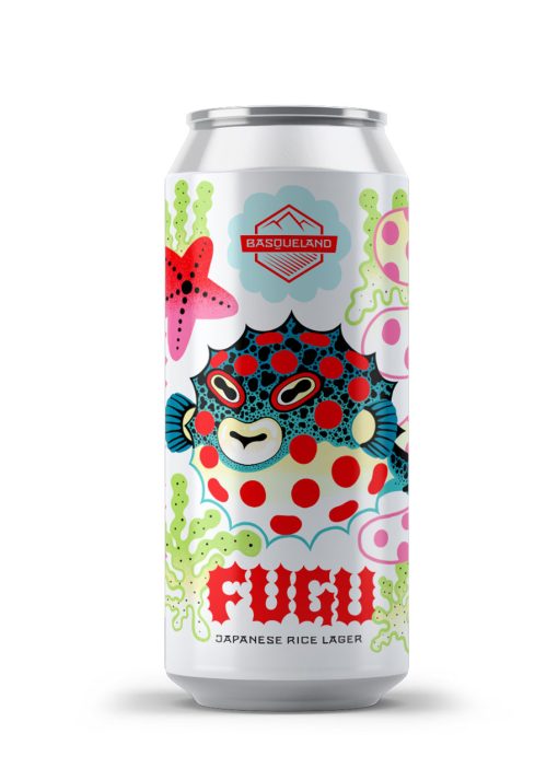 Basqueland Brewing- Fugu Japanese Rice Lager 5% ABV 440ml Can