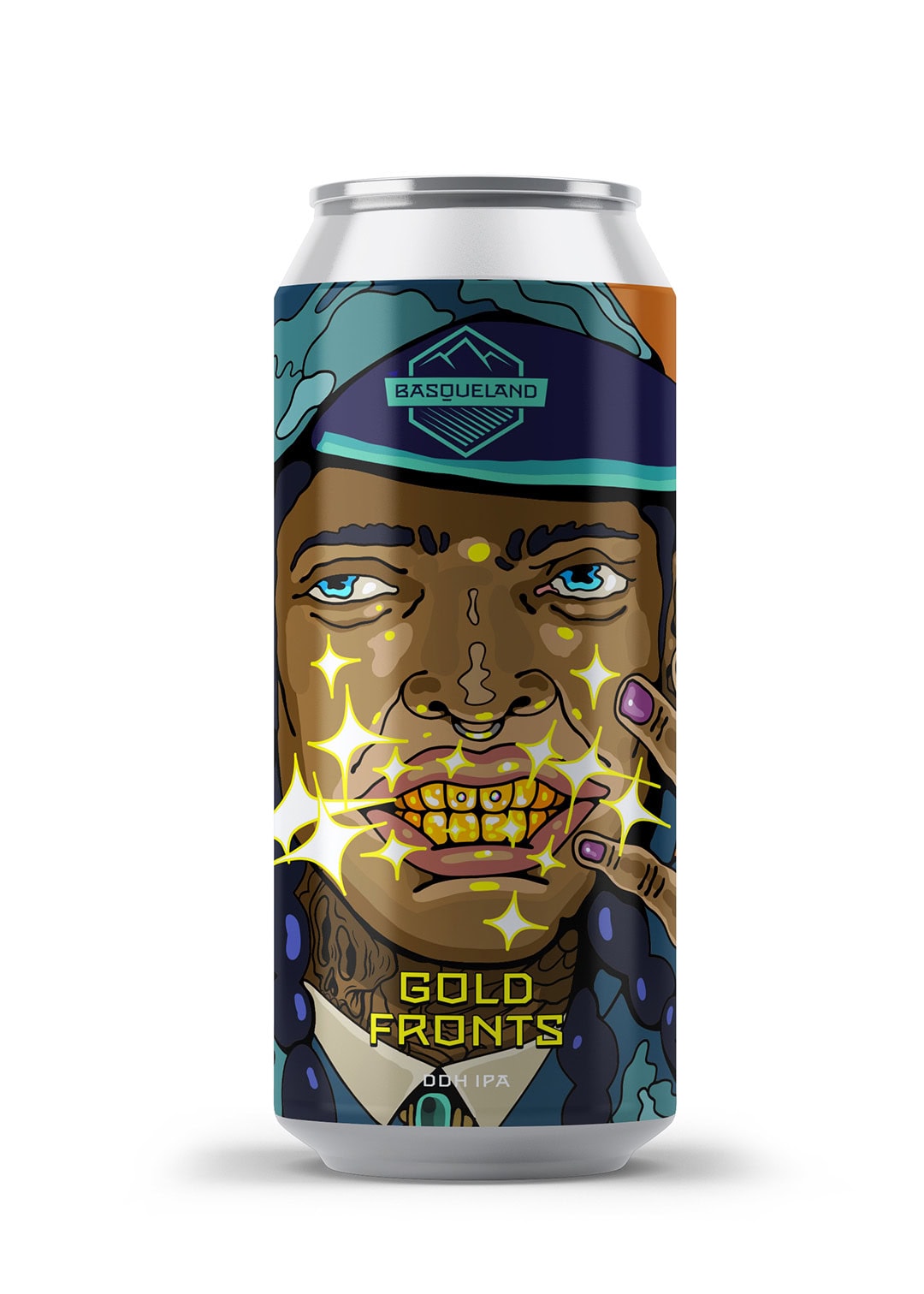 Basqueland Brewing- Gold Fronts DDH IPA 6.5% ABV 440ml Can