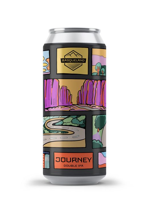 Basqueland Brewing- Journey Double IPA 8% ABV 440ml Can