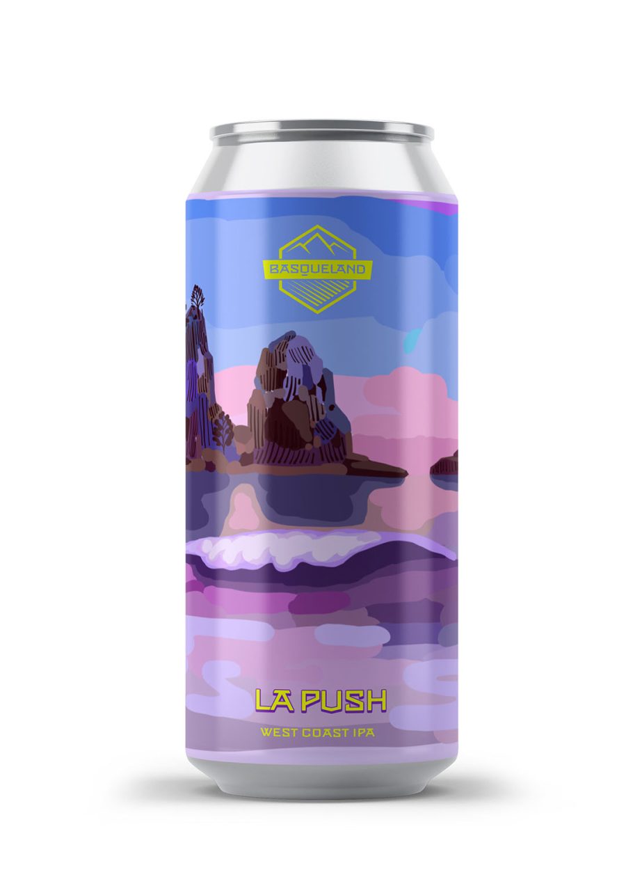 Basqueland Brewing- La Push West Coast IPA 6.8% ABV 440ml Can