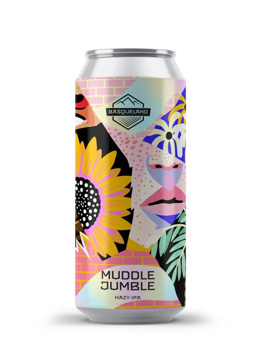 Basqueland Brewing- Muddle Jumble Hazy IPA 5.8% ABV 440ml Can