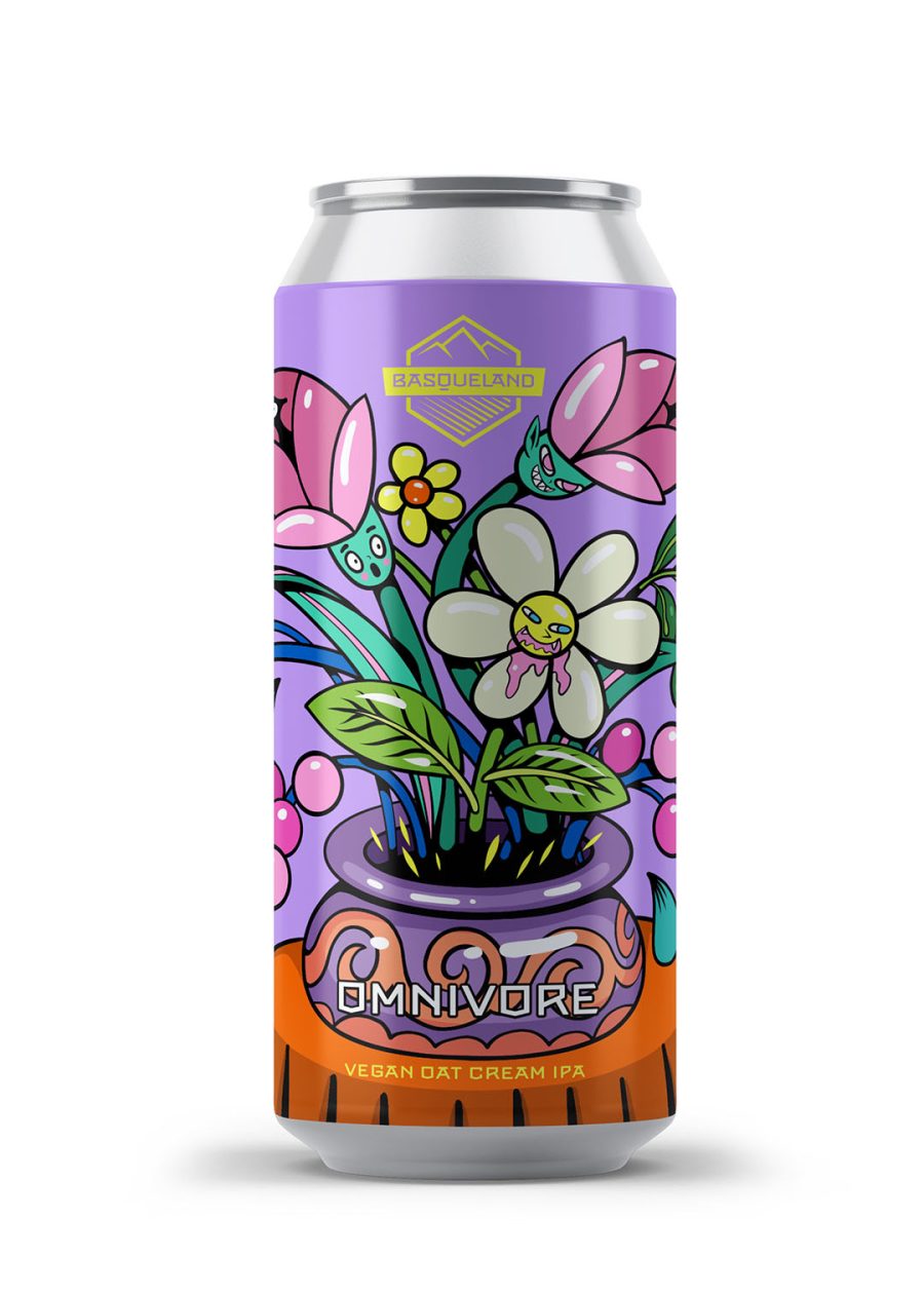 Basqueland Brewing- Omnivore Vegan Oat Cream IPA 6.2% ABV 440ml Can