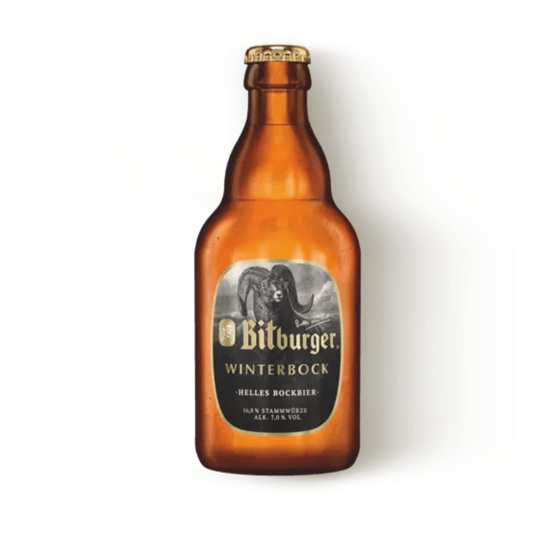 Bitburger- Winterbock 7% ABV 330ml Bottle - Martins Off Licence