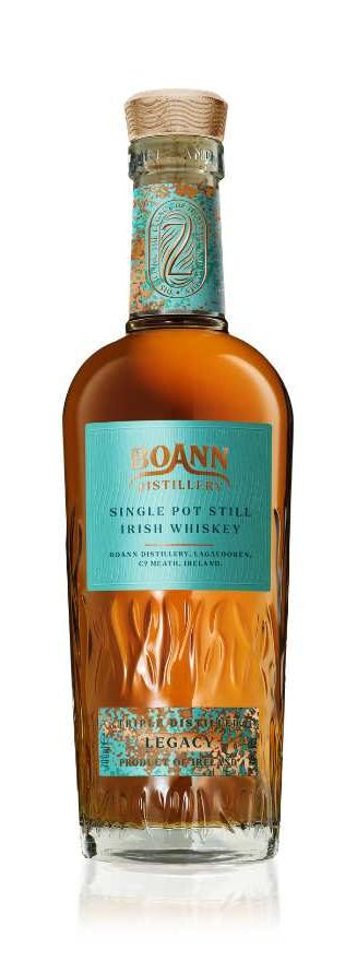 Boann Single Pot Still Irish Whiskey Legacy 40% ABV