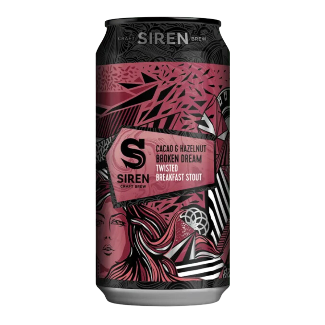 Siren- Cacao & Hazelnut Broken Dream Twisted Breakfast Stout 6.5% ABV 440ml Can