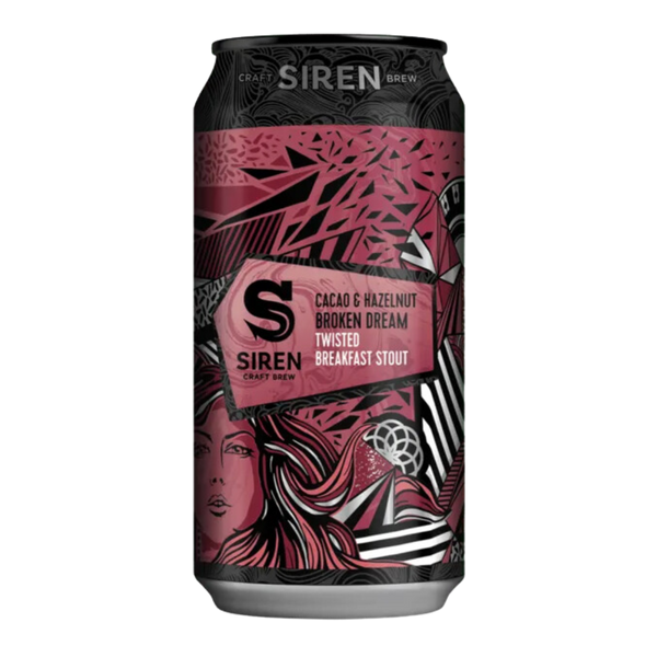 Siren- Cacao & Hazelnut Broken Dream Twisted Breakfast Stout 6.5% ABV ...