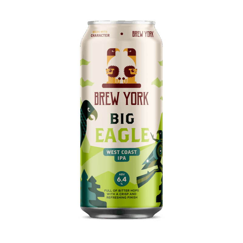 Brew York- Big Eagle 6.4% ABV 440ml Can
