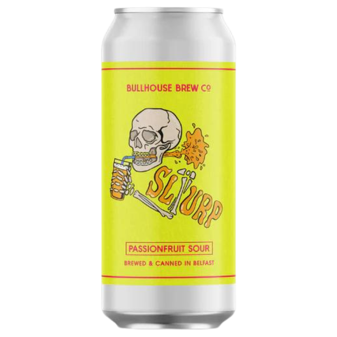 Bullhouse Brew- Slurp Passionfruit Sour 4% ABV 440ml can