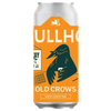Can of Ullh Old Crows West Coast IPA with orange label and silver can.
