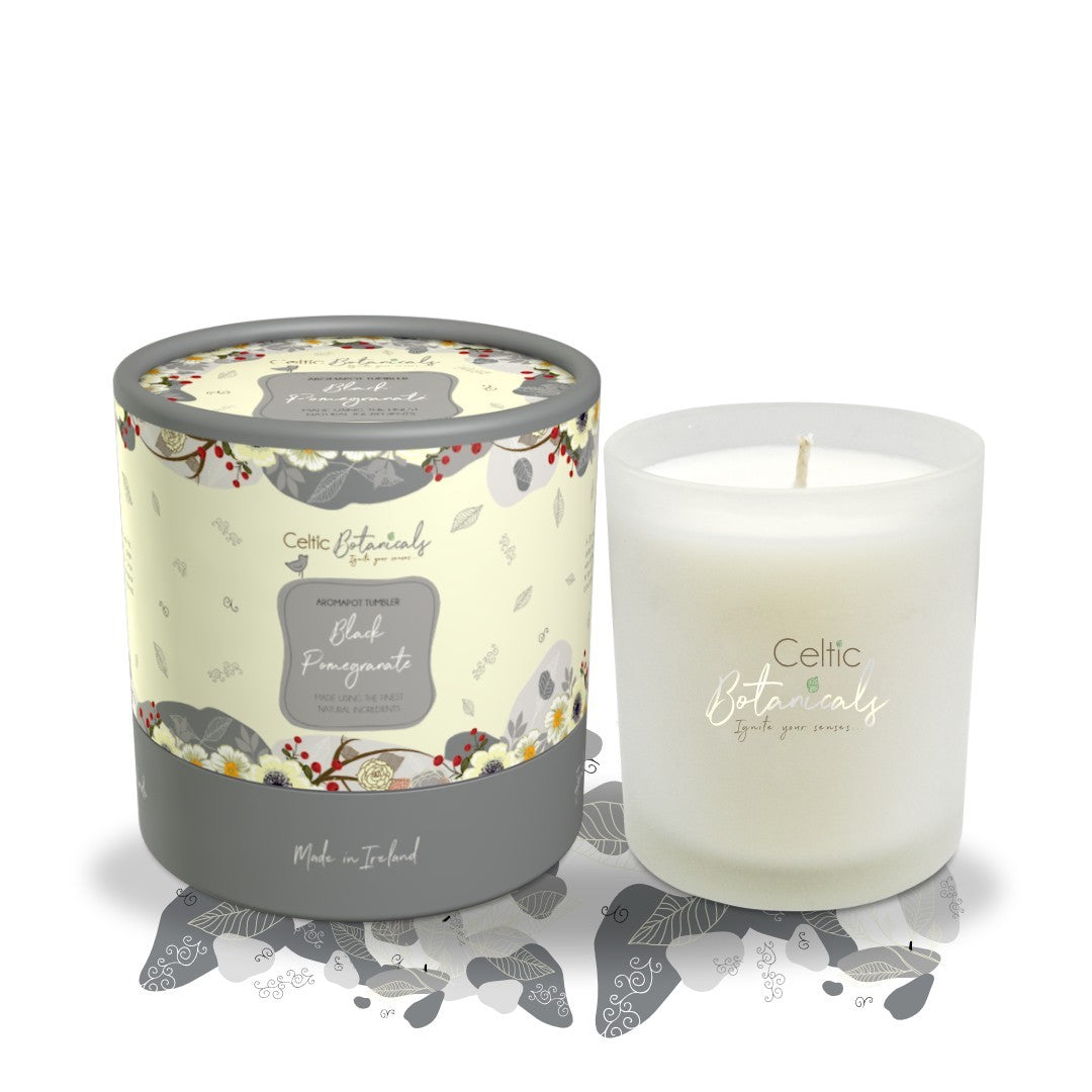 Celtic Caldle Black Pomegranate Candle