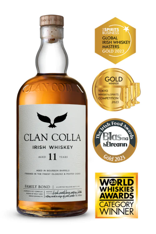 Clan Colla Irish Whiskey 11 Year Old 700 ml, 46% ABV