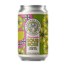 Crooked Stave Lemonade Sour Rose 4.5% ABV 355ml Can