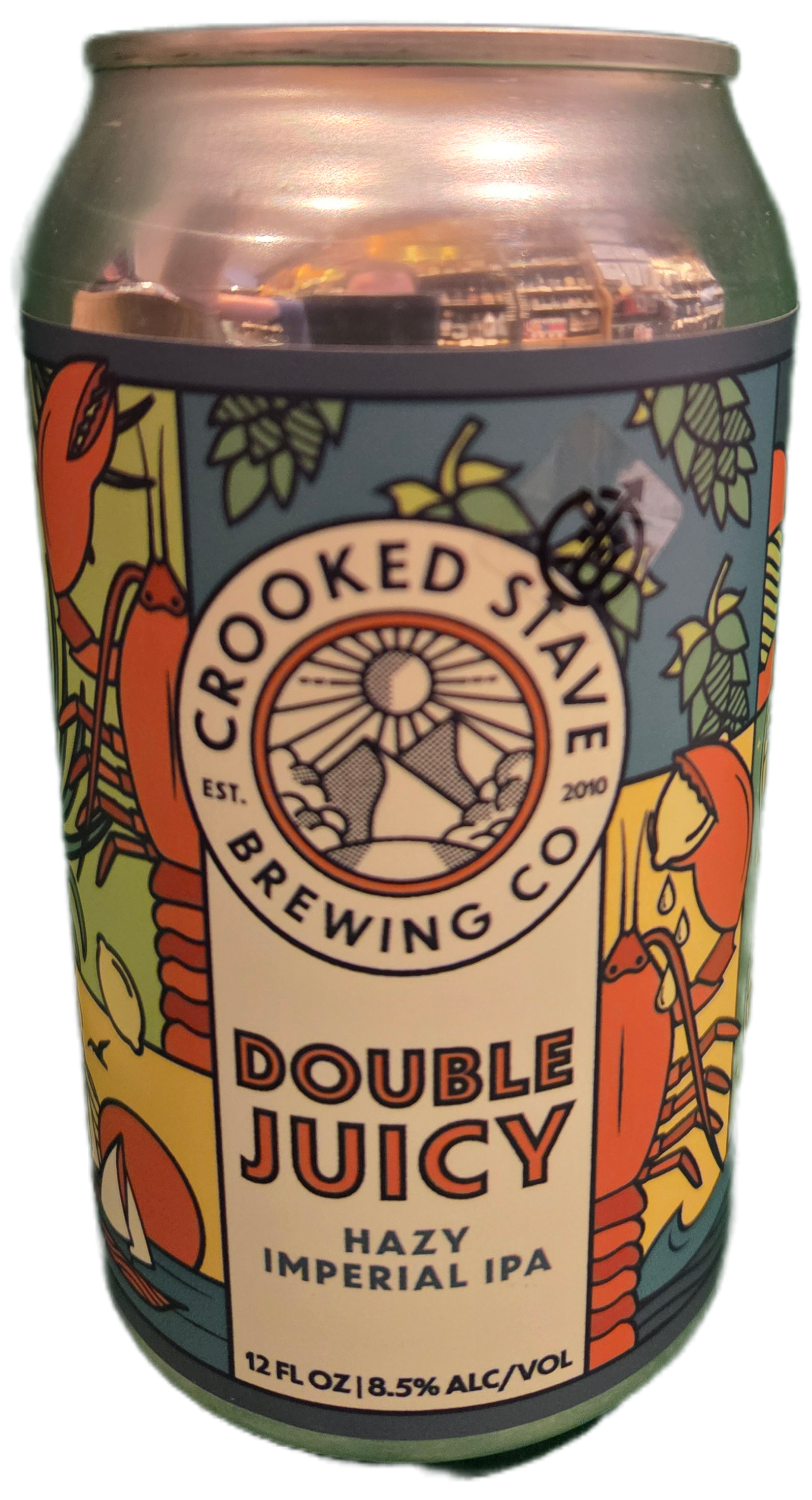 Crooked Stave Doubly Juicy Hazy Imperial IPA 8.5% ABV 355ml Can
