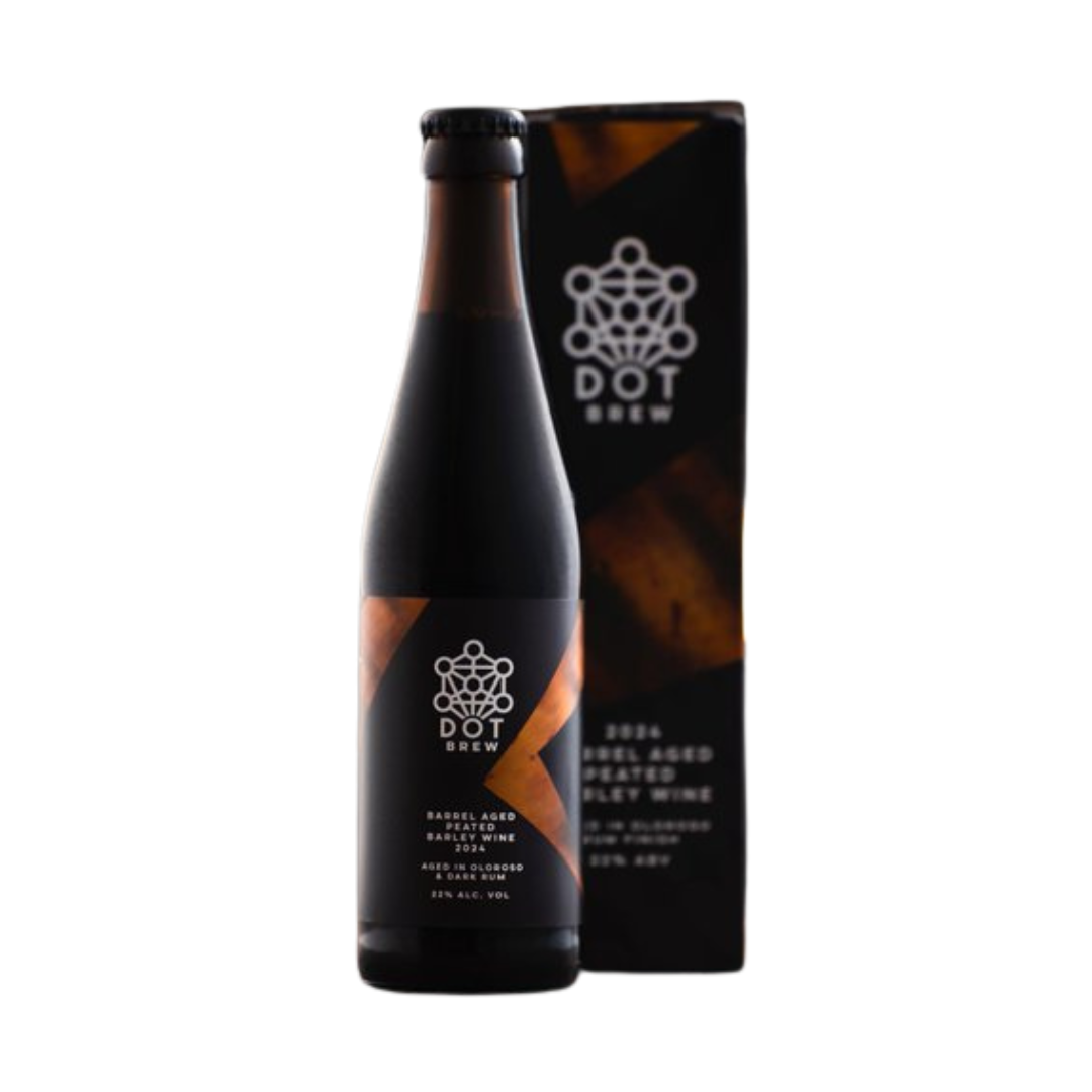 DOT Brew- Barrel Aged Peated Barley Wine 2024 22% ABV