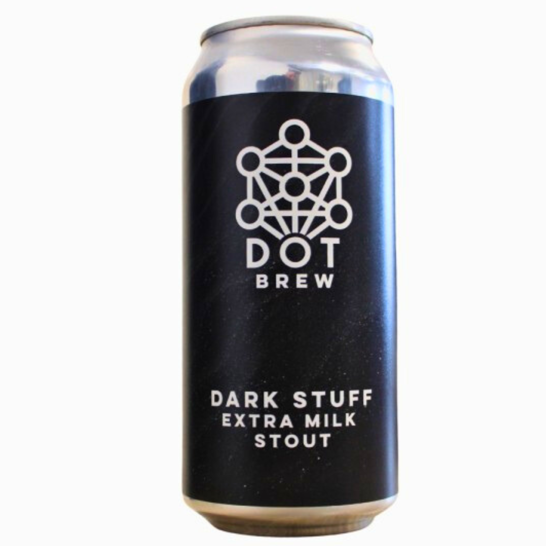 DOT Brew- Dark Stuff Milk Stout 7.5% ABV 440ml Can