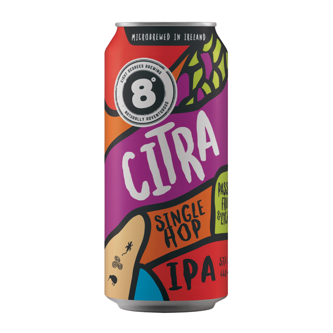 Eight Degrees- Citra Single Hop IPA 5.7% ABV 440ml Can