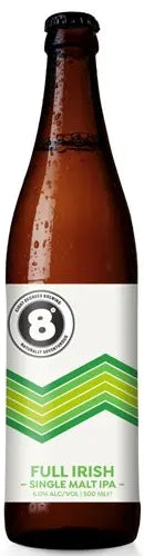 Eight Degrees- Full Irish Single Malt IPA 6% ABV 500ml Bottle