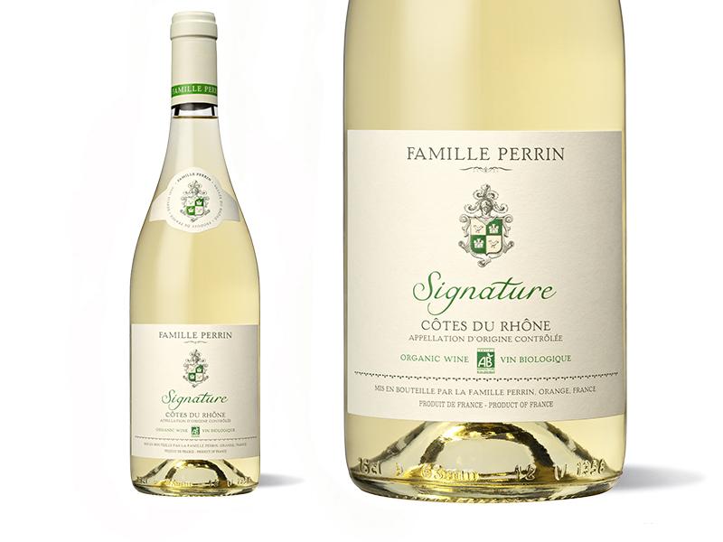 Famille Perrin - Côtes du Rhône, Nature White
