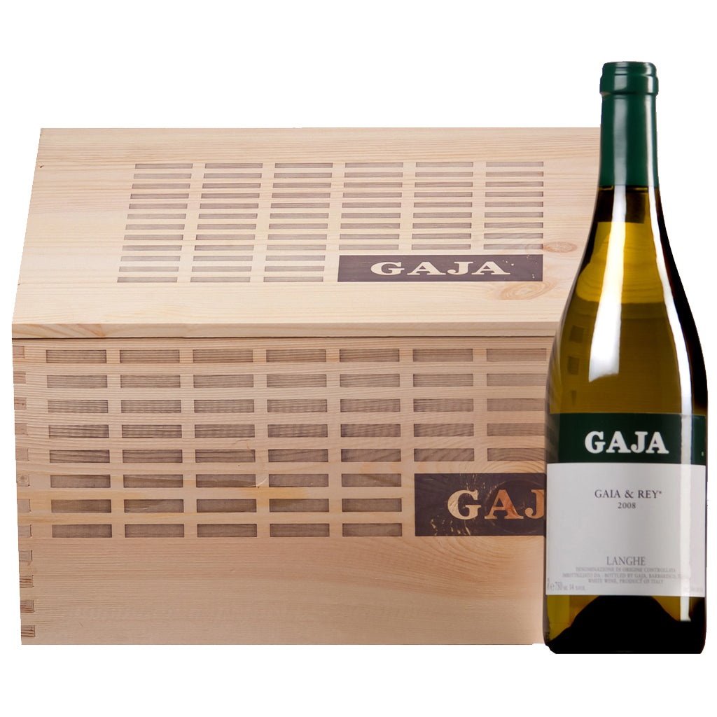 Gaja Gaia & Rey Langhe 6 Bottles in Wooden Case
