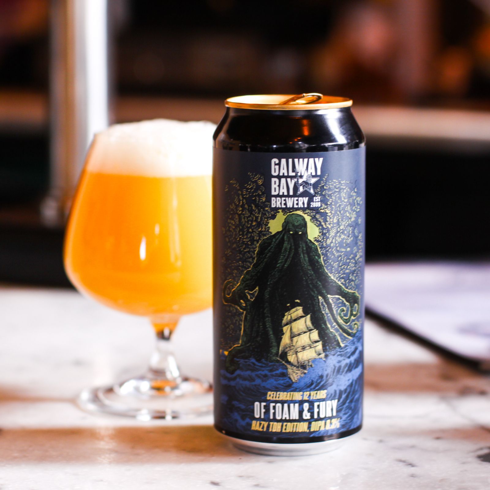 Galway Bay Brewery - Of Foam & Fury DIPA 8.3% ABV 440ml Can