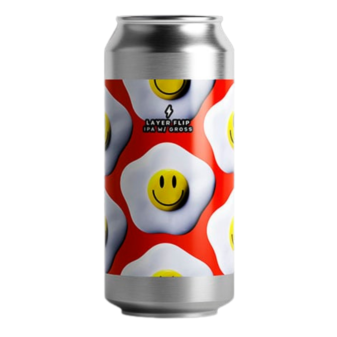 Garage Beer X Gross- Layer Flip IPA 7% ABV 440ml Can