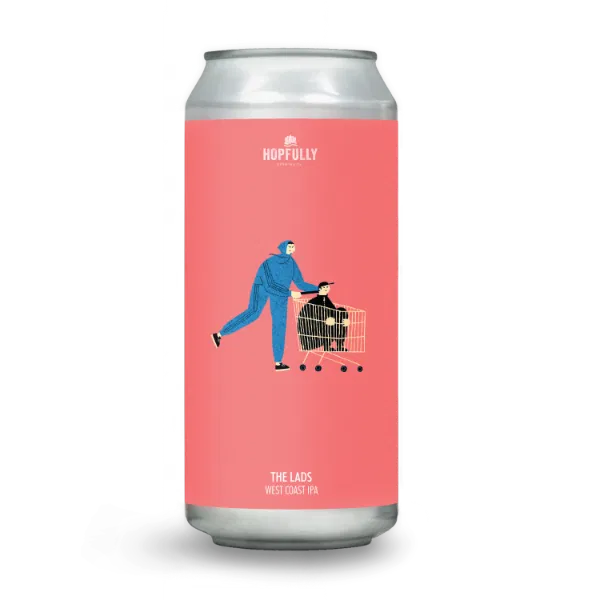 Hopfully - The Lads West Coast IPA 440ml Can 5.8% ABV