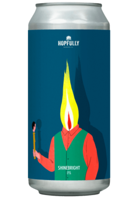 Hopfully - Shinebright IPA Ale 440ml Can 5.5% ABV