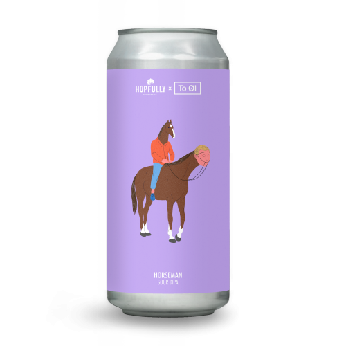 Hopfully Brewing X To Øl- Horseman Sour DIPA 8.3% ABV 440ml Can