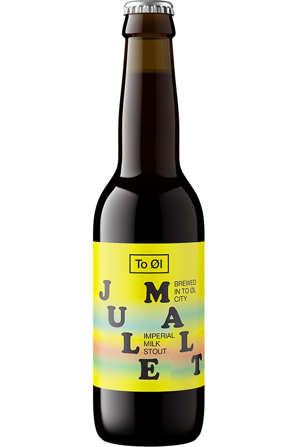 To Øl- Jule Malt 2.0 Imperial Milk Stout 13% ABV 330ml Bottle