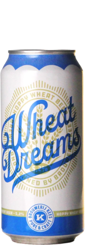 The Wheat Dreams has a refreshing and light character with a full, creamy head. The spicy character of the Weizen (banana &amp; clove) combines beautifully with the fresh tropical character of the used hops Mosaic and Citra.