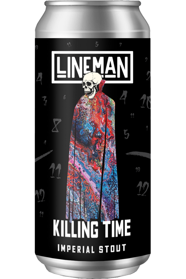 Lineman- Killing Time Imperial Stout 10.8% ABV 440ml Can