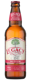 Legacy- Medium Cider 5% ABV 500ml Bottle