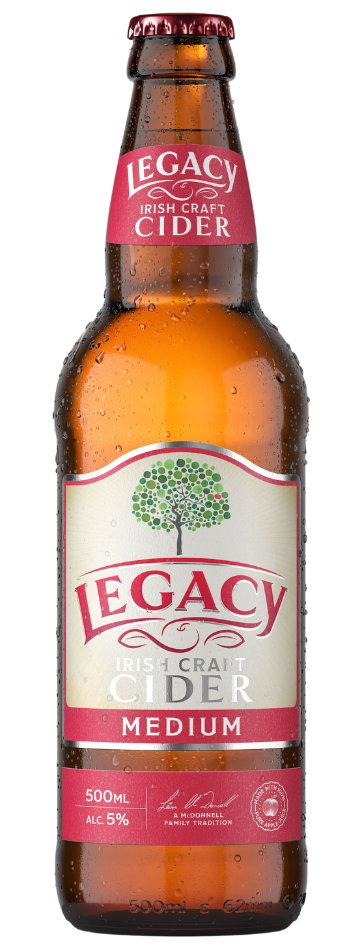 Legacy- Medium Cider 5% ABV 500ml Bottle