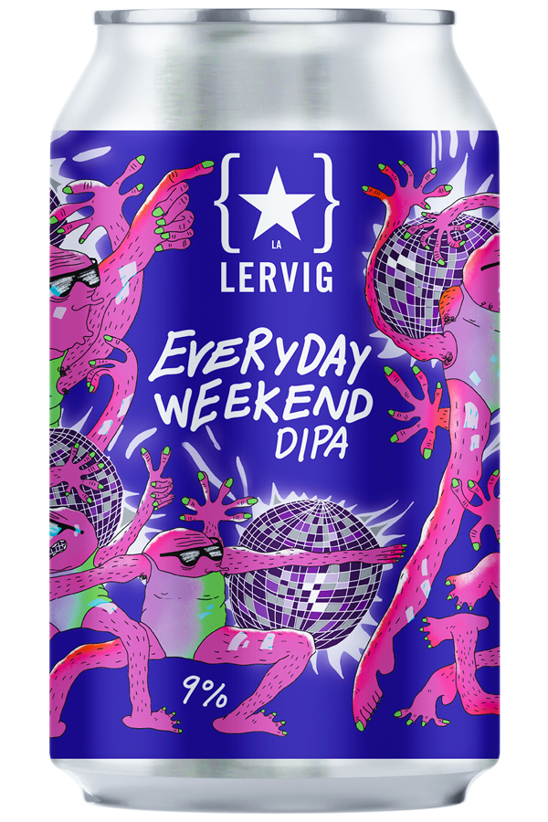 Lervig Everyday Weekend DIPA 9.0 ABV 330ml Can