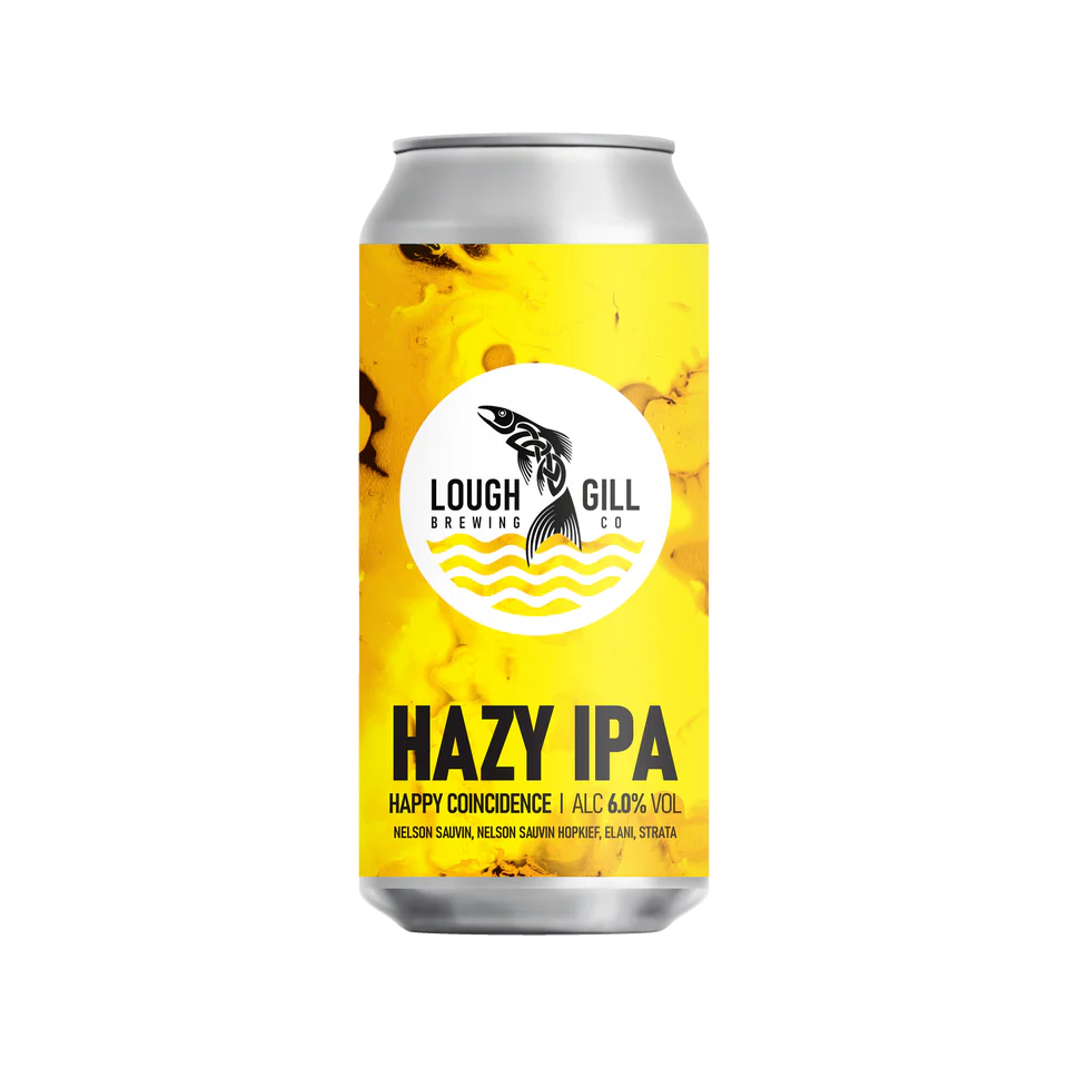 Lough Gill - Happy Coincidence Hazy IPA 6.0% ABV 440ml