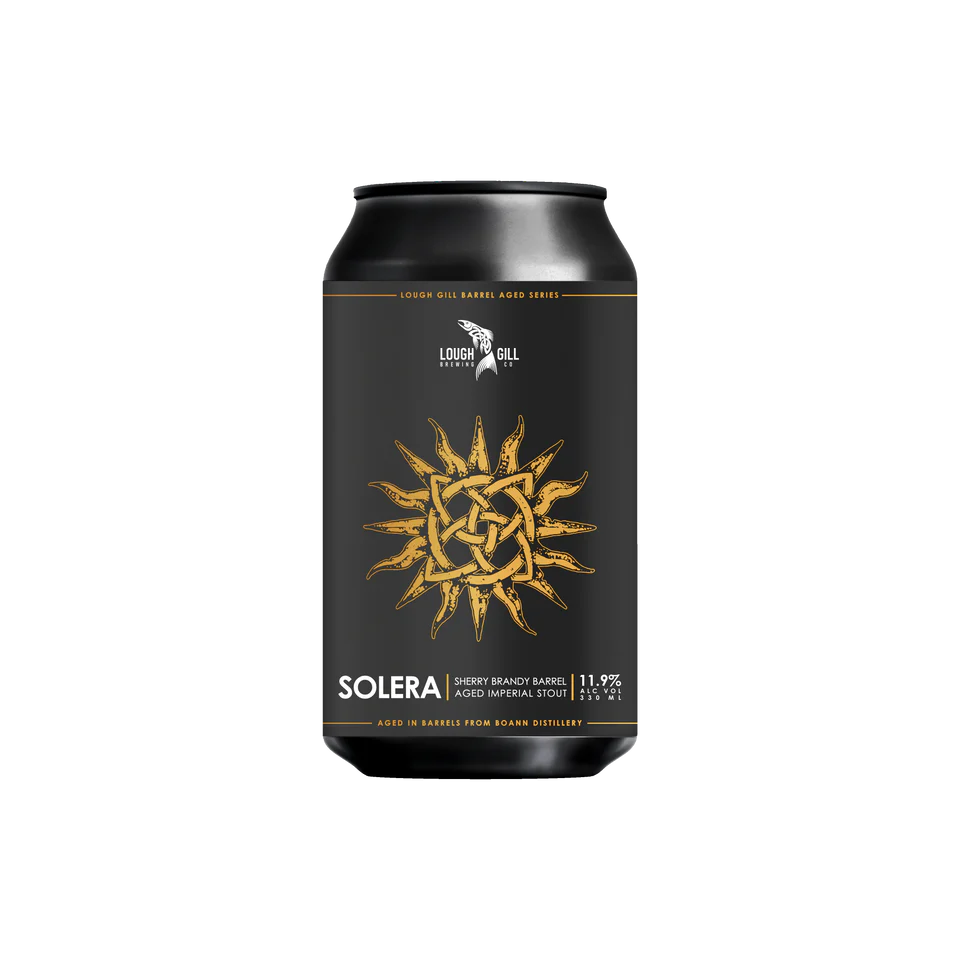 Lough Gill Brewery - Solera Imperial Stout 12.9% ABV 330ml Can