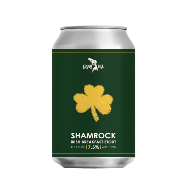 Lough Gill Shamrock Irish Breakfast Stout 7.5% ABV 330ml Can
