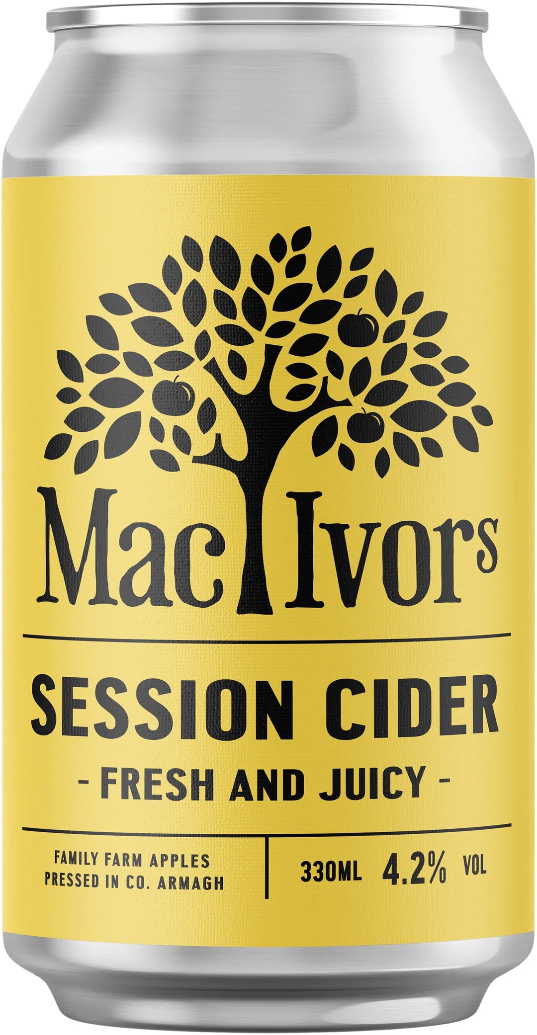 Mac Ivors - Juicy Session Cider 330ml Can 4.2% ABV