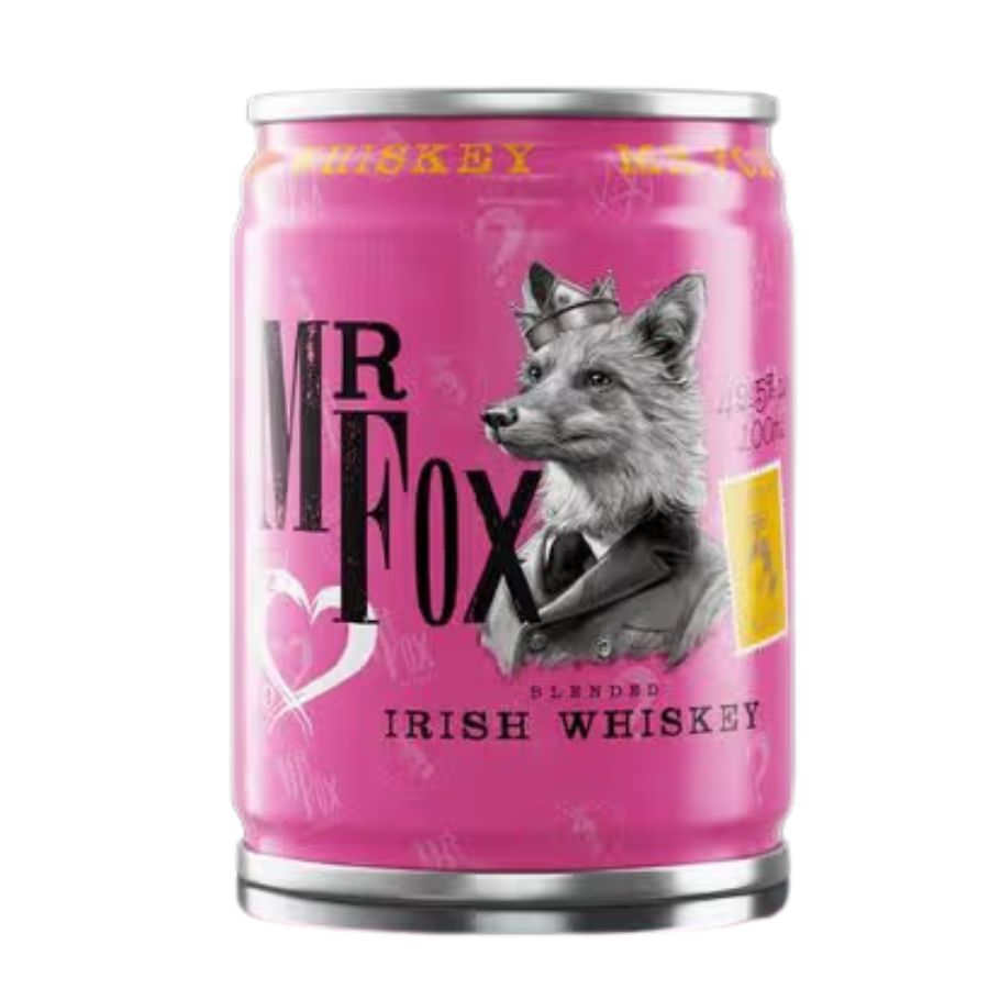 Mr Fox Blended Irish Whiskey 42.5% ABV 100ml