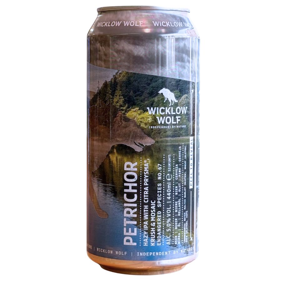 Wicklow Wolf- Petrichor Hazy IPA 5.0% ABV 440ml