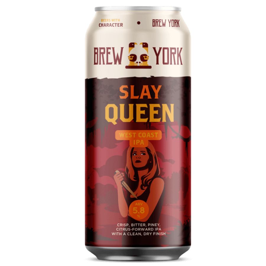 Brew York- Slay Queen West Coast IPA 5.8% ABV 440ml