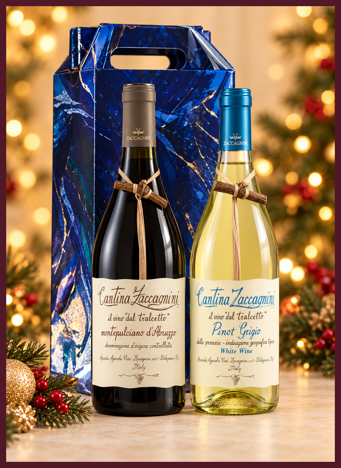 Zaccagnini- Montepulciano D'Abruzzo & Pinot Grigio Twin Set